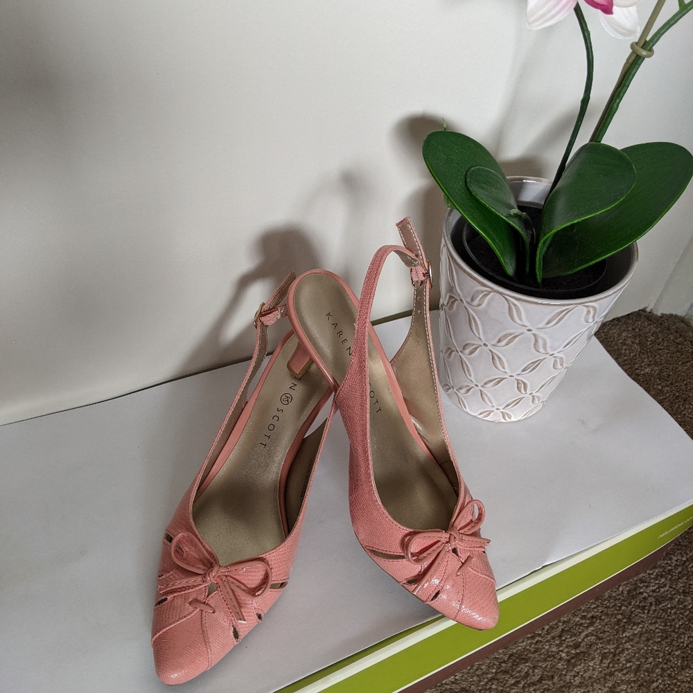 Kitchen heels sling back